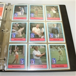 1983 PGA Tour Card Set with Binder