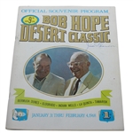 1968 Bob Hope Desert Classic Program - Arnold Palmer Win