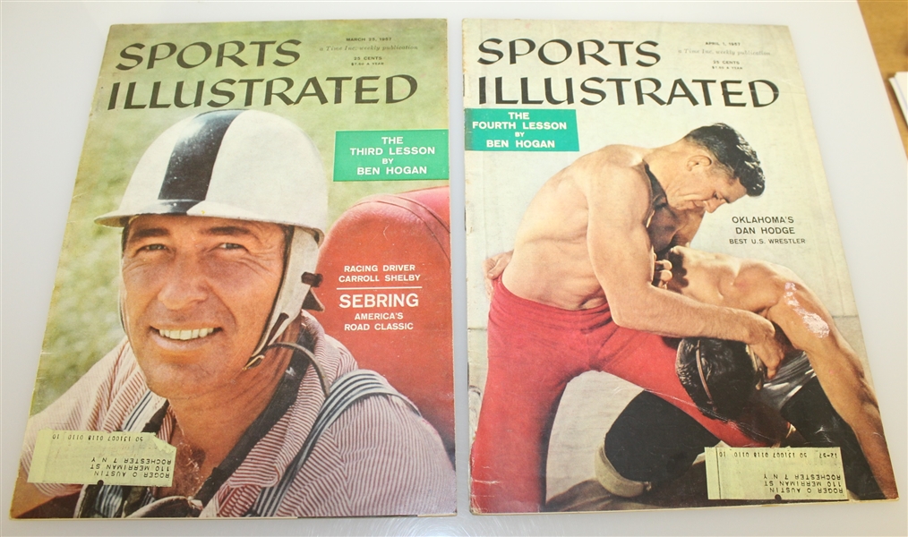 Magazine Sports Illustrated 4 Avril 1955 - Couverture Ben Hogan, Collector Golf Vintage