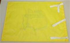Arnold Palmer, Jack Nicklaus, and Gary Player Signed 2014 Masters Embroidered Flag JSA ALOA
