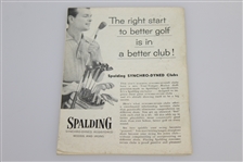 1935 Bobby Jones 'Rights and Wrongs of Golf' Booklet