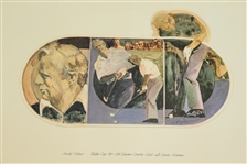1971 Ryder Cup Spitzmiller Prints of Palmer, Nicklaus, Barber, & Trevino - Al Kelley Collection