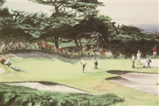 Ltd Ed 1985 Cypress Point Hole #15 Print Signed by Artist J. Fitzpatrick