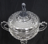 Deane Beman's Original 1987 Ryder Cup at Muirfield Village Crystal Trophy W/Figural Golfer