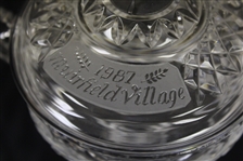 Deane Beman's Original 1987 Ryder Cup at Muirfield Village Crystal Trophy W/Figural Golfer