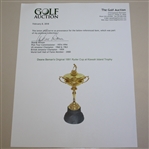 Deane Beman's (Commissioner of the PGA Tour) Original 1991 Ryder Cup at Kiawah Island Trophy