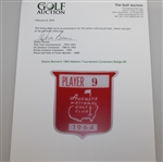 Deane Beman's 1964 Masters Tournament Contestant Badge #9 - LOW AMATEUR - Palmer Win
