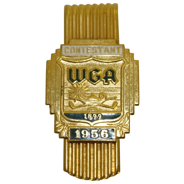 Deane Bemans 1956 WGA Contestant Badge Money Clip