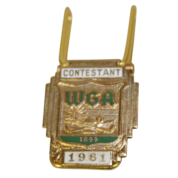 Deane Bemans 1961 WGA Contestant Badge Money Clip