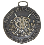Deane Bemans 1956 WGA Junior Amateur Championship Medalist Medal