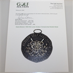 Deane Beman's 1956 WGA Junior Amateur Championship Medalist Medal