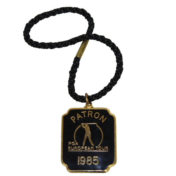 1985 PGA European Tour Patron Badge - Deane Beman Collection