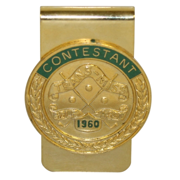 Deane Bemans 1960 Trans-Mississippi Contestant Money Clip - CHAMPION!