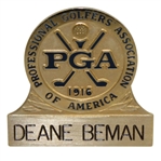 Deane Bemans Personal PGA of America Undated Name Clip