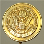 Deane Beman's Undated USGA Gold Pin