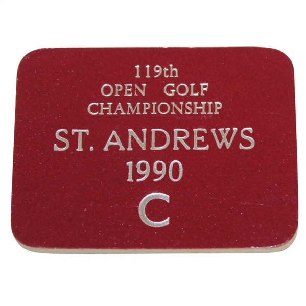 1990 Open Championship at St. Andrews C Badge - Deane Beman Collection