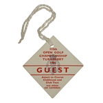 1986 Open Championship at Turnberry Guest Ticket #0134 - Greg Norman Winner - Deane Beman Collection