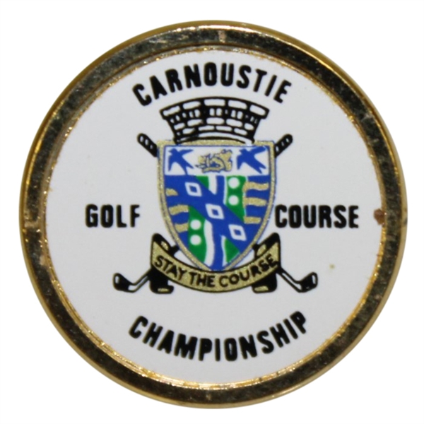 Carnoustie Golf Course Stay the Course Undated Pin - Deane Beman Collection