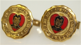 Byron Nelson Golf Classic 10k Golf Cuff Links in Original Box - Deane Beman Collection