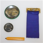 Three Badges and Scoring Pencil - Florida State Amateur, Memphis Invitational, & More