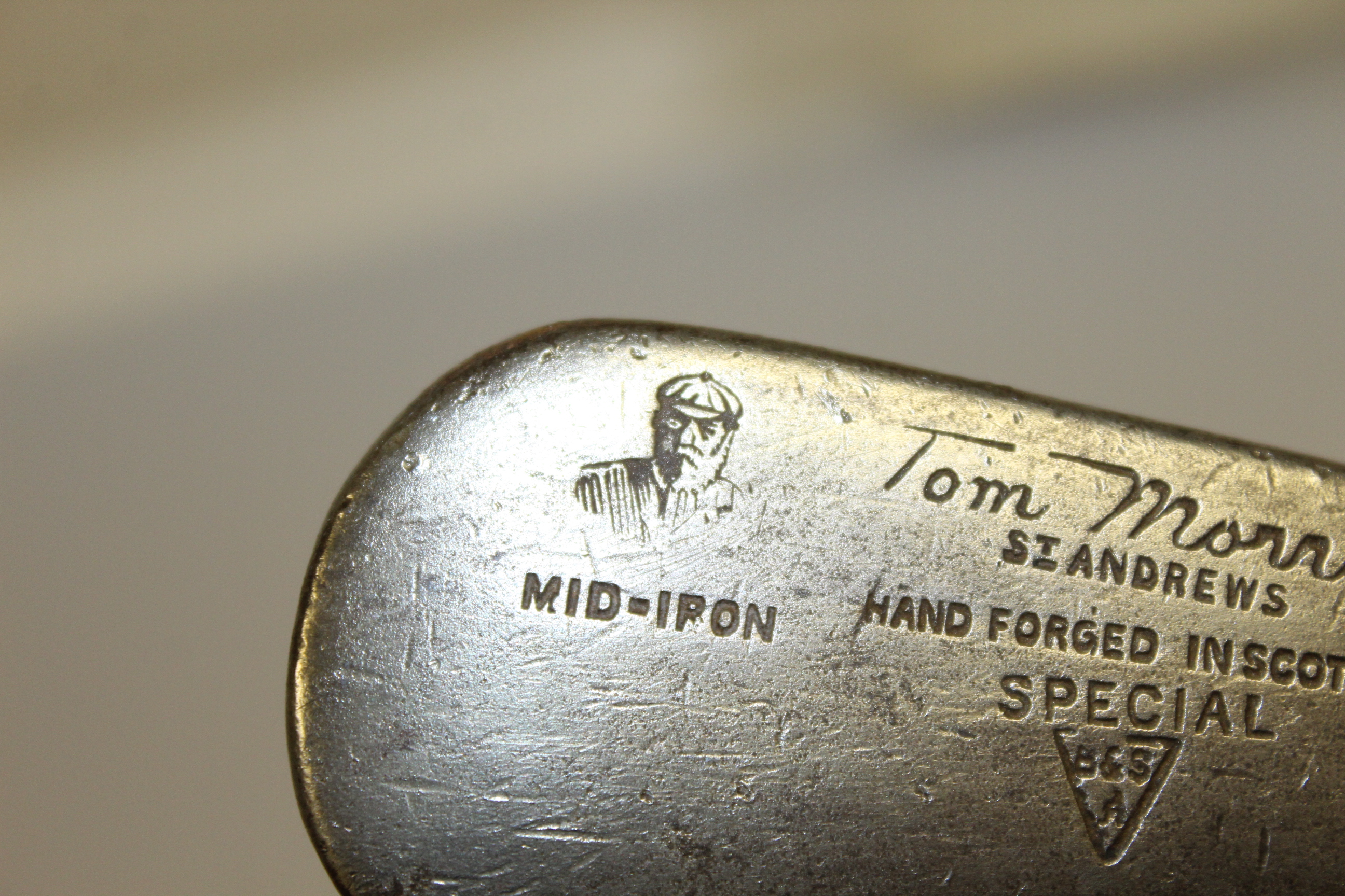 Lot Detail - Tom Morris St. Andrews Special Hickory Mid-Iron
