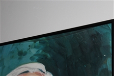 Arnold Palmer's Finest Known Autograph w/Full Name & Wins On Oversize Print Framed JSA ALOA