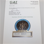 Deane Beman's 1965 Walker Cup Match Contestant Badge