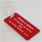 Deane Beman's 1965 Walker Cup Match Contestant Bag Tag