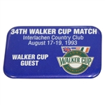 Deane Bemans 1993 Walker Cup at Interlachen Country Club Guest Badge