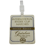 Deane Bemans 1979 Ryder Cup at The Greenbrier Bag Tag