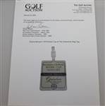 Deane Beman's 1979 Ryder Cup at The Greenbrier Bag Tag