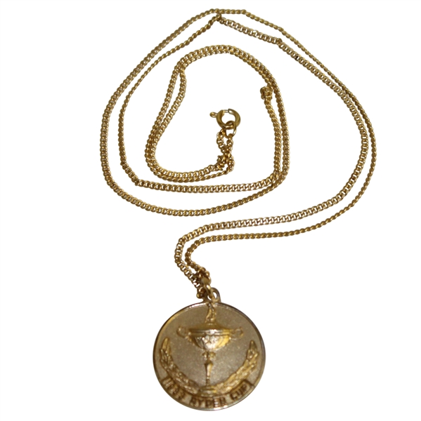 Deane Bemans 1983 Ryder Cup at PGA National Golf Club 10k Gold Necklace