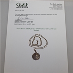 Deane Beman's 1983 Ryder Cup at PGA National Golf Club 10k Gold Necklace