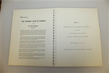 1956 US Amateur at Knollwood Club Official Program - Deane Beman Collection