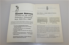 1963 The Walker Cup at Turnberry Official Program - Deane Beman Collection