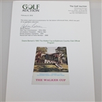 1965 The Walker Cup at Baltimore Country Club Official Program - Deane Beman Collection