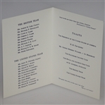 1965 The Walker Cup at Baltimore Country Club Dinner Menu - Deane Beman Collection