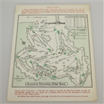 1960 Masters Tournament Friday Pairing Sheet - Palmer's 2nd Masters Win - Deane Beman Collection