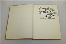 Byron Nelson Signed & Personalized 'Winning Golf' Book to Deane Beman with Letter JSA ALOA