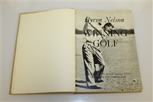 Byron Nelson Signed & Personalized 'Winning Golf' Book to Deane Beman with Letter JSA ALOA