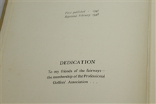 Byron Nelson Signed & Personalized 'Winning Golf' Book to Deane Beman with Letter JSA ALOA