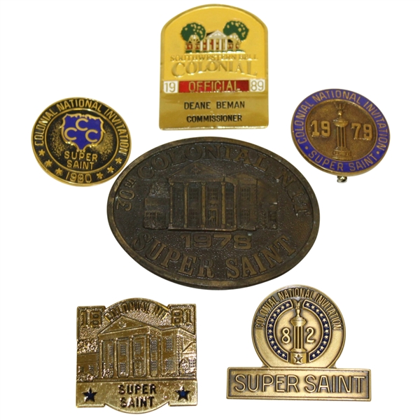 Deane Bemans Six Colonial Badges - Various Years