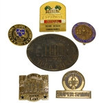 Deane Bemans Six Colonial Badges - Various Years
