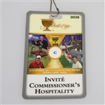 Deane Beman's 2007 The President's Cup Invite Commissioner's Hospitality Badge