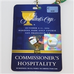 Deane Beman's 2009 The President's Cup Commissioner's All Access & Hospitality Badge