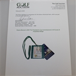 Deane Beman's 2009 The President's Cup Commissioner's All Access & Hospitality Badge