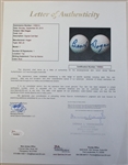Ben Hogan Signed Hogan392LS Golf Ball - Full JSA Letter #Y69964