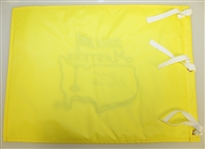 Nick Faldo Signed 2011 Masters Embroidered Flag JSA ALOA
