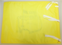 Jim Nantz CBS Lead Masters Broadcaster Signed 2011 Masters Embroidered Flag JSA ALOA