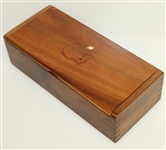 2016 Augusta National Masters Ltd Ed Maui Jim Glasses in Wood Box with Case, Card, Cloth, & More